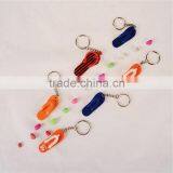 Cute Colorful Slipper Soft Pvc Keychain Cartoon Pvc Rubber Key Chain thumbnail-2
