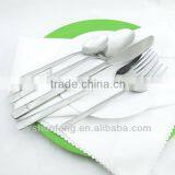 24 Pcs Sand Polishing Flatware Set Stainless Steel