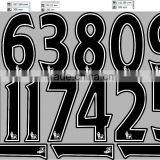 9 Inches Heat Transfer EPL Football Number Wholesale