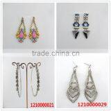 Spring Style Gold Tassel Rhinestone Earring thumbnail-6