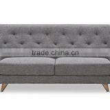 French Antique Slipcovered Sofa, Living Room Linen Fabric Slipcovered Sofa, Slipcovered Sofa thumbnail-6