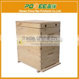 Hot sale 8/10 frames langstroth size honey bee hives for beekeeping