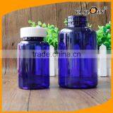 250ml PET Dark Blue Plastic Medicine Bottle With Child Resistant Cap thumbnail-6
