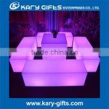 Outdoor Led Leisure Room Furniture Led Plastic Dining Table and Chair thumbnail-2
