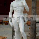 Nude Musele Man Marble Statue Carved Stone thumbnail-3