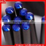 Factory Wholesale High Qulaity 7inch HB Round Black Wooden Pencils With Jewel Topper thumbnail-1
