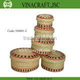 Wholesale Seagrass Baskets With Lid