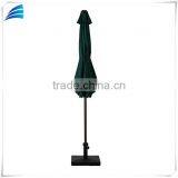 UV Resistant Treated Polyester Fabric, Waterproof,fade Resistant Patio Dark Green Garden Line Umbrella thumbnail-4