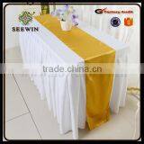 Royal Slippery Waterproof Satin Table Runner for Wedding/party /home Use thumbnail-4
