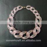 Custom Fashion Exaggerate Chic Chain Resin Necklace thumbnail-2