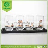 High Quality Machine Blown Round Whiskey Glass/animal Glass Tumbler thumbnail-1