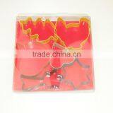 6pcs Set Halloween Cookie Cutters, Animal Stainless Steel Tools in Blister thumbnail-1