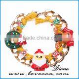 2016 New Fashion Christmas Tree +Santa Claus Christmas Bracelets for Young Girls thumbnail-2