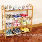 Three Layers Wooden Shoes Display Shelf thumbnail-1