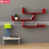 3 Tier Wooden Wall Rack Wholesale Hanging Wall Shelving for Home Wall Art Decor Floating Shelf thumbnail-3