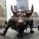 Animal Metal Bronze Garden Meatl Craft Bronze Foundry Brass Fighting Bull thumbnail-1