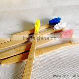Color Bristle Bamboo Handle Toothbrush thumbnail-5