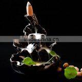 Ceramic Glaze Incense Smoke Cone Burner Backflow Censer Tower Holder thumbnail-2