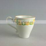 New Bone Embossed Rose Handpainted Mug thumbnail-2