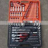 High Quality 150 Pcs 1/4" 3/8" 1/2" Socket Wrench Tools Set thumbnail-5