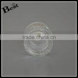 China Cosmetic 50ml High Quality Custom Simple Crystal Glass Perfume Bottle Gold Metal Cap Best Sale thumbnail-2