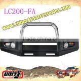 SUV Bull Bars for Japanese cars Land Cruiser 200 WITH LAMP & STONE GUARD