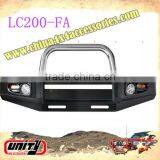 SUV Bull Bars for Japanese Cars Land Cruiser 200 WITH LAMP & STONE GUARD thumbnail-1