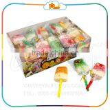 Fruit Flavor Sugar Coating Soft Ice Cream Lollipop thumbnail-1