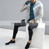 2017 Xinlan High Quality New Design Durable Polyester Nylon White Reflective Strips Waterproof Running Men Jacket thumbnail-4