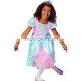 Little African Girl Fancy Dressed in a Princess Costume thumbnail-1