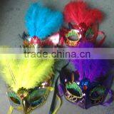 Feathered Venetian Party Mask for Sale thumbnail-1