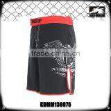 Black Printed Shorts Wholesale Mma Shorts for Men Top Quality Crossfit Shorts