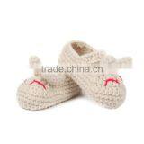 Sleepy Cat Type Hand Crochet Shoes for Baby thumbnail-3
