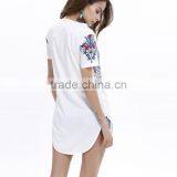 Zm50373b Lady Printed Dress Loose Clothes Women Summer thumbnail-3