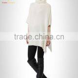 White Pashmina Wool PonchoS Capes Dress Shawl Wrap thumbnail-1