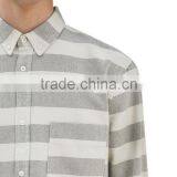 100% Cotton Loose Design Mens Striped Shrits thumbnail-3