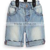 S16667A Wholesale Blue Children 100% Cotton Jeans Shorts thumbnail-1