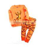 S32657W Boutique Childrens Clothes Sets Boys Pajamas Long Sleeve Children Sleepwear 100% Cotton Kids Pyjamas thumbnail-5