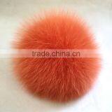 Myfur Customized High Quality Soft Fox Fur Ball Hat Accessory Pom Pom thumbnail-2