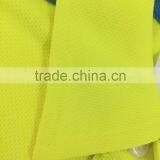 Hot Sale Yellow Micro Mesh Self Fabric Collar High Visibility Safety Warning Polo Shirt thumbnail-5