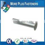 Made in Taiwan High Quality Stainless Steel Flat Head Semi Tubular Rivet thumbnail-4