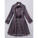 Designer Women Fashion Double Breasted Long Coat thumbnail-3