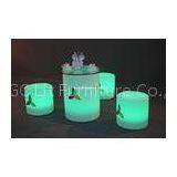 Breaking-proof , Impact-proof LED Glowing Table / LED Cocktail Table With Glass