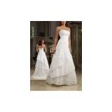 Fashion bridal wedding Dress taffeta material