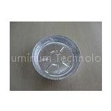 Fast Food Disposable Aluminum Foil Baking Pans , Heat Sealable round foil containers