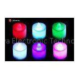 3V Mini Plastic Flameless Electric LED Candles With Seven Flashing Colors thumbnail-1
