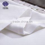Wholesale 4pcs Embroidered Bed Linen 100% Cotton White Bedding Set Hotel Bed Sheet Set thumbnail-5