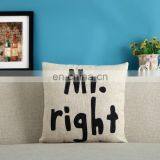 Mrs&Mr Right Cushion Sofa Throw Pillow thumbnail-5