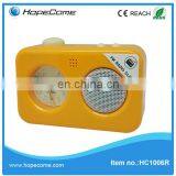 (HC1006R) Plastic Alarm Table Clock With FM Radio