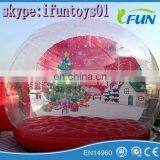 inflatable snow globe for christmas / gaint inflatable snow globe for sale / Christmas inflatable snow globe